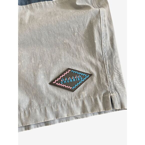 NWT Chubbies "House of the Rising Buns" Washed Blue Retro Faded Swim Trunk 2XL - Picture 8 of 10